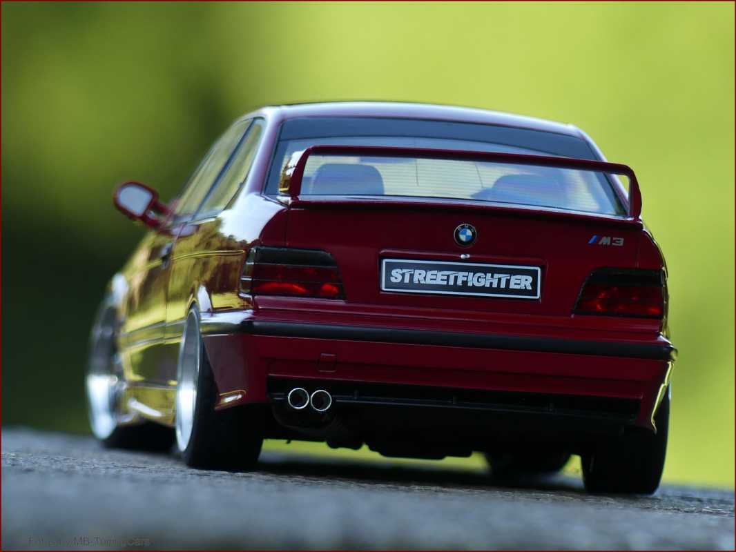 1:18 BMW E36 GT / M3 Coupe Streetfighter 94´ Red-Edition + OVP
